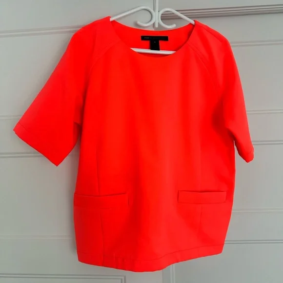 Marc by Marc Jacobs Neon Orange Top - Picture 3 of 10